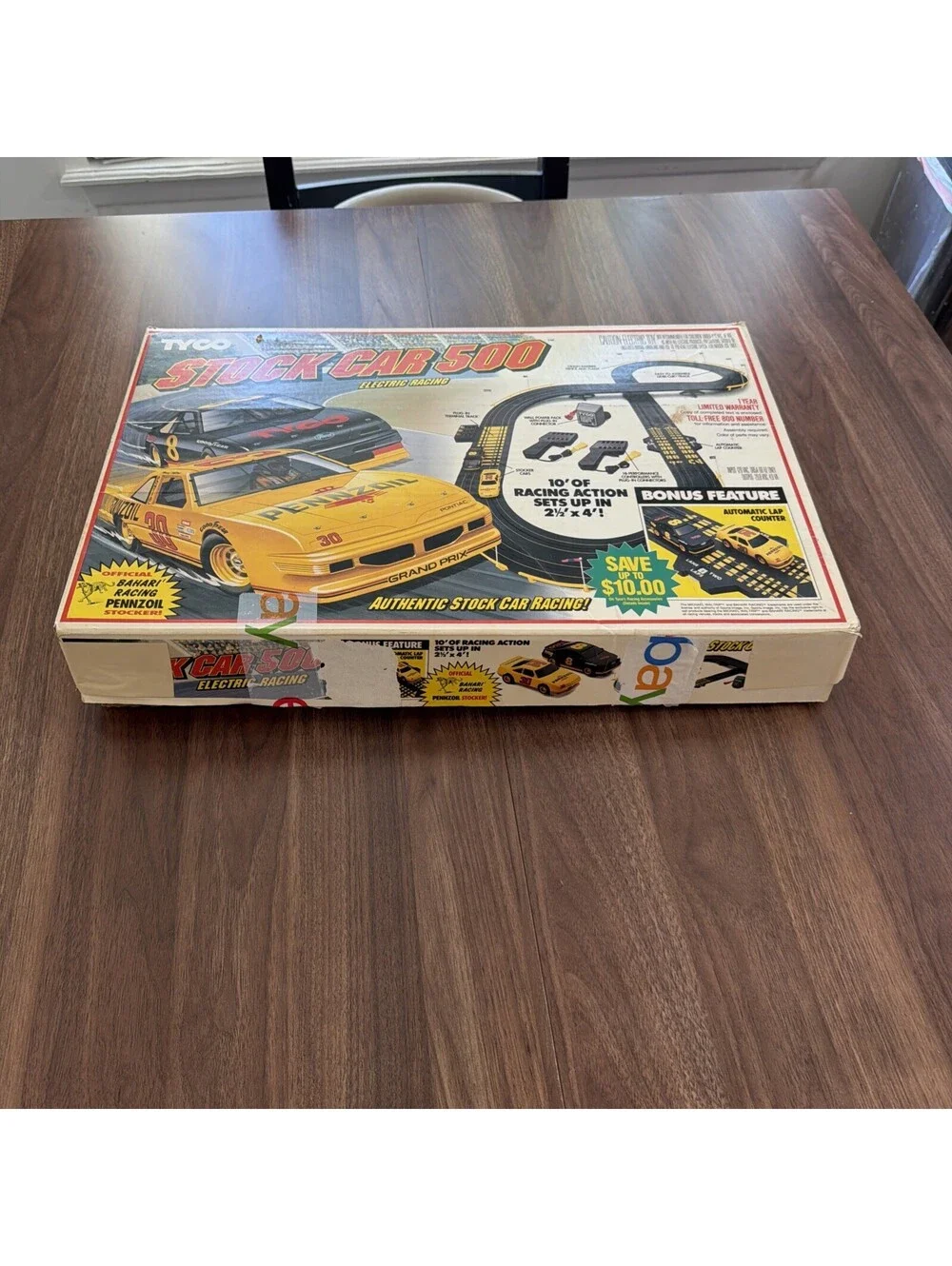 Tyco Stock Car 500 Electric Racing Vintage Slot Car Track See Full Description